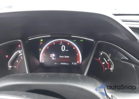 2019 Honda Civic Sport z USA, uszkodzony, nr VIN 2HGFC2F83KH557995